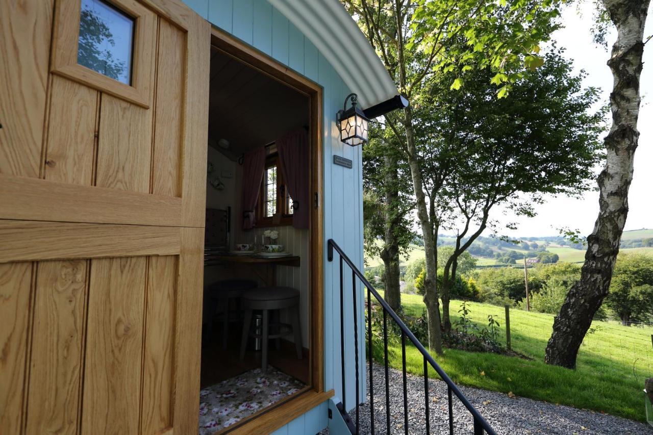 Upper Gelli Luxury Holiday Lodge, Converted Dairy & Cosy Shepherds Huts Welshpool Extérieur photo