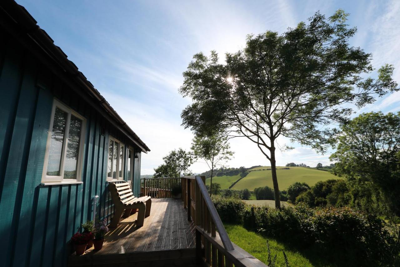 Upper Gelli Luxury Holiday Lodge, Converted Dairy & Cosy Shepherds Huts Welshpool Extérieur photo